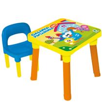 Mesinha Infantil Mesa C/ Cadeirinha Galinha Pintadinha