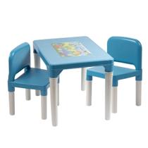 Mesinha infantil para atividades com 2 cadeiras mesa infantil para atividade