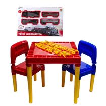 Mesinha Infantil Para Comer Brincar E Aprender Mais Trem