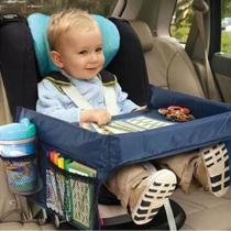 Mesinha Infantil Portátil Veicular Para Carro De Atividades Desenho Recreação Apoio Didática Livro