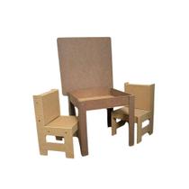 Mesinha Infantil Quadrada C/2 Cadeiras
