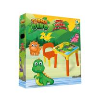 Mesinha Infantil Turma do Dino C/Cadeira - Monte Líbano - Monte Libano Mesinha Infantil Turma do Dino C/Cadeira - Monte Líbano - Monte Libano