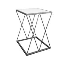 Mesinha Lateral Alta Moderna p/ Decoração Sala Quarto Colima