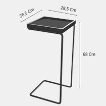 Mesinha Lateral Apoio Canto De Sofá Para Sala Quarto 68 Cm