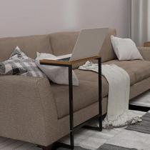 Mesinha Lateral de Apoio Sofá ou Cama Estilo Industrial
