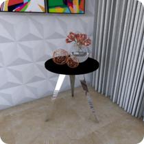 Mesinha Lateral De Canto Para Sala e Quarto Redonda C.P