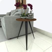 Mesinha Lateral De Canto Para Sala e Quarto Redonda P.M Mesinha Lateral De Canto Para Sala e Quarto Redonda P.M