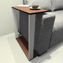Mesinha Lateral Para Sofá Estilo Industrial 100%MDF, mesa apoio, mesa auxiliar sofá, mesa de canto