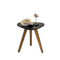 Mesinha Lateral Redonda Sala Pe Palito Retro Decorativa Tampo Orgânico Mesinha Lateral Redonda Sala Pe Palito Retro Decorativa Tampo Orgânico