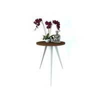 Mesinha Lateral Sala Quarto De Canto Redonda B.M