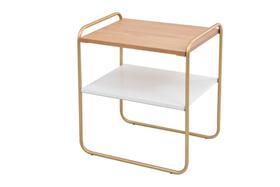 Mesinha Lime Lateral Sala Sofá Cama Decor Dourado/Damasco Mesinha Lime Lateral Sala Sofá Cama Decor Dourado/Damasco
