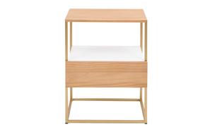 Mesinha Lucy 1 Gaveta Cabeceira Apoio Lateral Cama Sofa Colorido Dourado/Damasco Mesinha Lucy 1 Gaveta Cabeceira Apoio Lateral Cama Sofa Colorido Dourado/Damasco