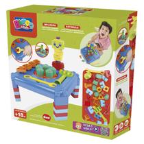 Mesinha Mecânico Infantil -Blocos de Montar 36 Peças -Dismat - MK429