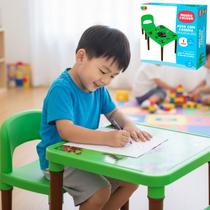 Mesinha Mesa Infantil Cadeira Menino Dinossauro Azul Oferta Mesinha Mesa Infantil Cadeira Menino Dinossauro Azul Oferta