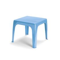 Mesinha Mesa Kids Infantil Azul 46x38Cm Plástica Resistente
