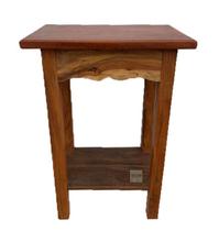 Mesinha mesa LATERALcabeceira aparador mesa de cabeceira madeira de demolição rústico decoração
