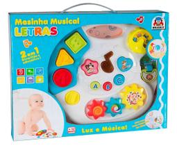 Mesinha Musical Infantil Braskit Educativa Luz e Som Mesinha Musical Infantil Braskit Educativa Luz e Som