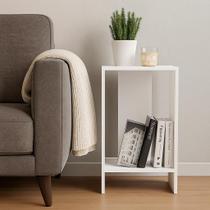 Mesinha Nicho de Cabeceira em MDP Vintage Retro para Quarto Sala Escritório 30cm Decoração Mesinha Nicho de Cabeceira em MDP Vintage Retro para Quarto Sala Escritório 30cm Decoração