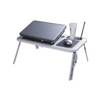 Mesinha Notebook Mesa Cooler Dobrável Suporte Mouse Copo
