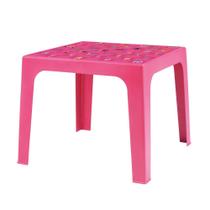 Mesinha Plástica Estampada Kids Rosa Mesinha Plástica Estampada Kids Rosa