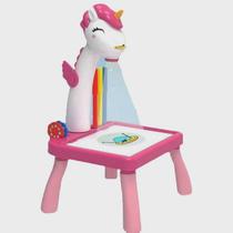 Mesinha Projetor Desenho Infantil Unicórnio Mesinha Projetor Desenho Infantil Unicórnio