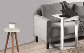 Mesinhas De Madeira Canto De Sofá Cama Apoio Pratos Notebook