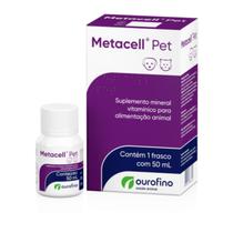 Metacell Pet Suplemento Alimentar para Cães e Gatos Ourofino 50ml