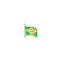 Metal Bottom Bandeira do Brasil (2X2) Metal Bottom Bandeira do Brasil (2X2)