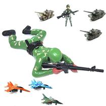 Metal Dragon 77th Action Figures Realistic Soldier Crawling Action and Fire with Lights & Sounds