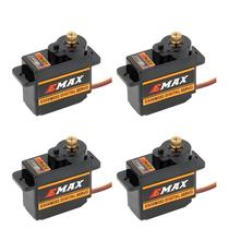 Metal Gear Digital Servo EMAX ES08MAII ES08MD II Para RC Helicóptero Avião Robô SG90 ES08A MG90S