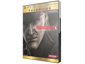 Metal Gear Solid 4 p/ PS3 - Konami