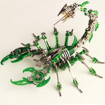 Metal Puzzle YUEZUDPO Scorpion, kits de modelos de metal 3D para adultos