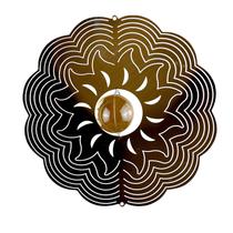 Metal Wind Spinner-3d pendurado girando sinos de vento decoração de jardim ao ar livre