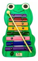 Metalofone Sapo Com 8 Teclas Coloridas Jog Vibratom P2235 Xi