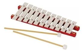 Metalofone Sopranino 11 Teclas Em Aluminio P2132 Vibratom