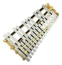 Metalofone sopranino 25 teclas cromático alumínio vibratom