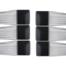 Metalon 100x100 Tubo Quadrado De Aço 1 Metro 6 und