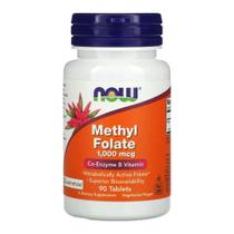 Methyl Folate 1000 mcg 90 Tablets Now Foods