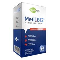 METIL B12 60 CAPSULAS QUALYNUTRI - Suplemento de Vitamina B12 METIL B12 60 CAPSULAS QUALYNUTRI - Suplemento de Vitamina B12