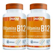 Metilcobalamina (Vitamina B12) 60cps Duom Kit 2 Frascos