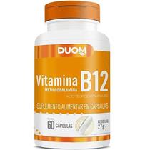 Metilcobalamina Vitamina B12 Vegana Duom - 60 Cápsulas