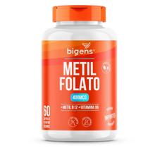 Metilfolato 400mcg + Vitamina B12 Bigens 60 Capsulas Metilfolato 400mcg + Vitamina B12 Bigens 60 Capsulas