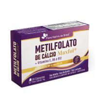 Metilfolato de Cálcio Maxfol + Vitaminas E B6 e B12 30 Capsulas - Flora Nativa