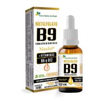 Metilfolato MaxFol Vitaminas B6 B12 Sabor Salada de Frutas 30ml Flora Nativa Metilfolato MaxFol Vitaminas B6 B12 Sabor Salada de Frutas 30ml Flora Nativa