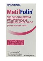 Metilfolin Suplemento De Vitaminas 90 Comprimidos - Megalabs