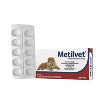 Metilvet 20 Mg Para Cães 10 Comprimidos - Vetnil