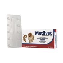 Metilvet 5 Mg Para Cães e Gatos 10 Comprimidos - Vetnil