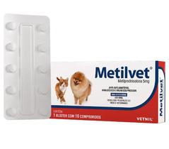 Metilvet 5mg 10 Comprimidos - Vetnil