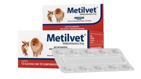 Metilvet 5Mg - 120 Comprimidos Vetnil