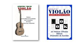 Método Aprenda Tocar Violão + Caderno Cifrado Música Pop